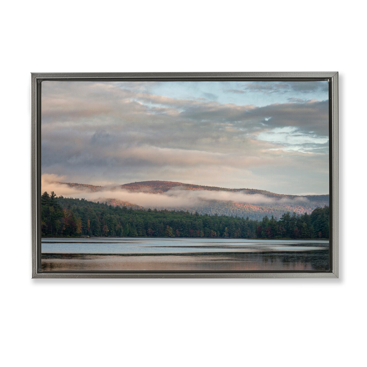 Stupell Industries Mountain View with Fog Floating Frame, design by James Rodewald